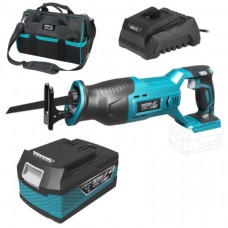 Dedra Set Fierastrau tip sabie SAS+ALL cu acumulator Li-Ion 18V 4.0Ah incarcator 60W si geanta